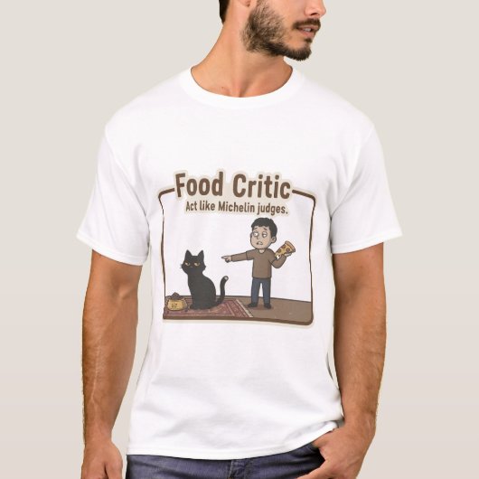 T-shirt critique alimentaire (Devant)