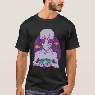 T-shirt Critiques des reptiloïdes aliens illuminati gouver