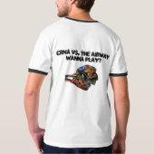 T-SHIRT CRNA CONTRE LA VOIE AÉRIENNE (Dos entier)