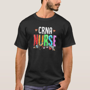 T-shirt Crna Nurse Plaid Red Love Heart Stethoscope Rn Nur