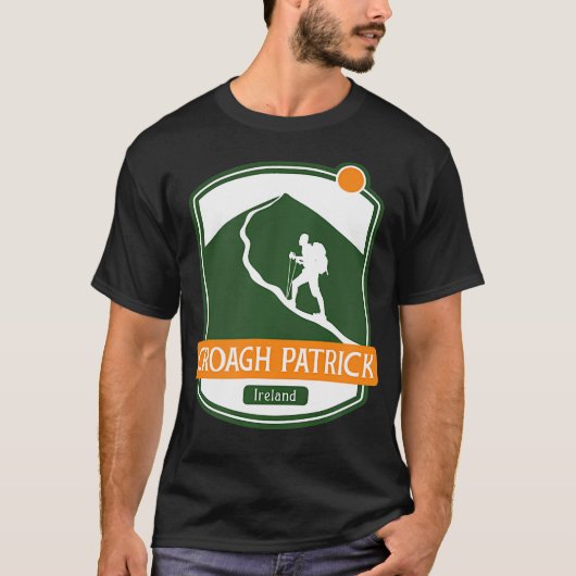 T-shirt Croagh Patrick Irlande (Devant)
