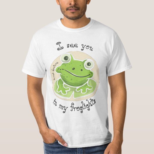T-shirt Croak Couture, "À bientôt dans mes phares !" T-shi (Devant)