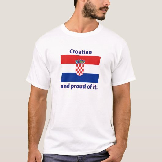 T-shirt croate fier (Devant)