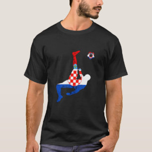 T-shirt Croate Hrvatska Soccer Team Croate Croate