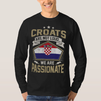 T-shirt Croatia Flag Passionate Croats Girls & Women