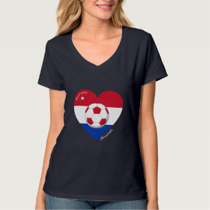 T-shirt Croatia « HRVATSKA » Soccer Team Football Croa