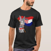 T-shirt Croatia Rabbit (Devant)