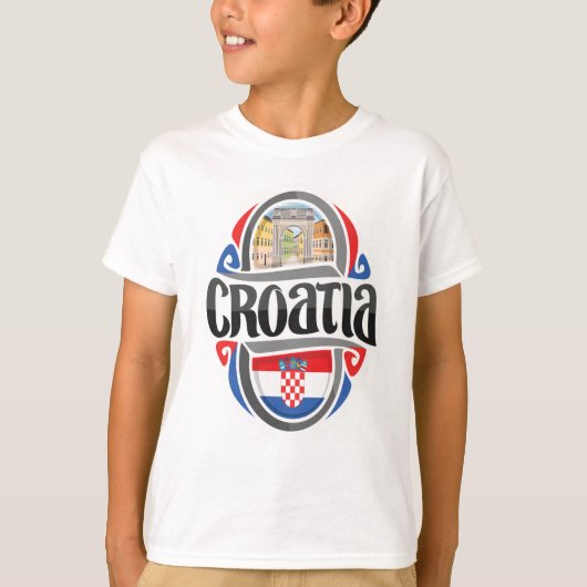 T-shirt Croatie (Devant)