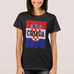 T-shirt Croatie Drapeau Croate Racines Hrvatske Croatie Za
