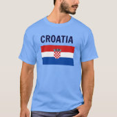 T-shirt Croatie - Drapeau de Croatie (Devant)