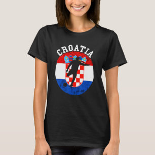 T-shirt Croatie Football Croate Drapeau Croate Hrvatska S