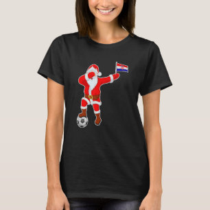 T-shirt Croatie football Dabbing Père Noël Noël Croate F