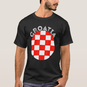 T-shirt Croatie Hrvatska Fierté croate Drapeau croate Croa