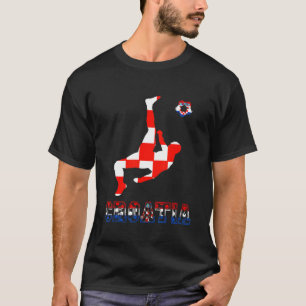 T-shirt Croatie Racines croates Drapeau croate Socc croate