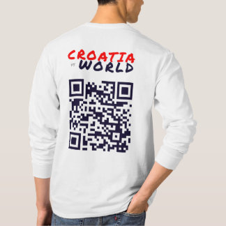T-shirt CROATIE vs MONDE Blanc