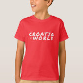 T-shirt CROATIEvs MONDE Rouge (Devant)