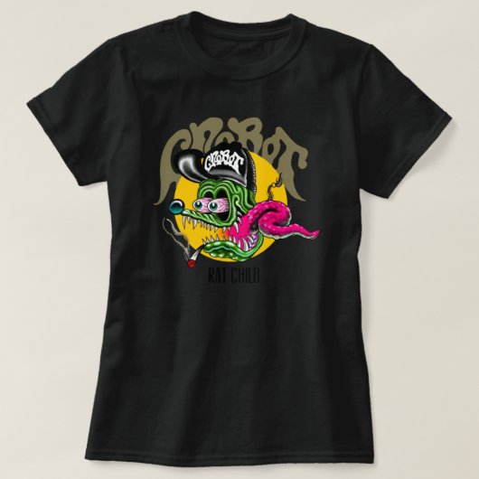 T-shirt Crobot Rat officiel classique T (Design devant)