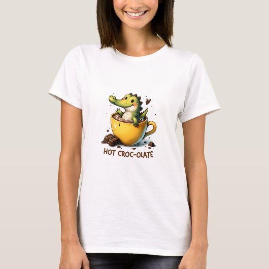 T-shirt Croc-Olate chaud (Devant)