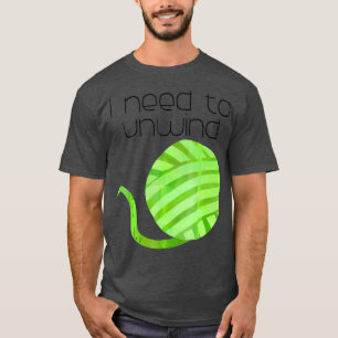 T-shirt Crochet Crochet    CrocheterJe dois me détendre