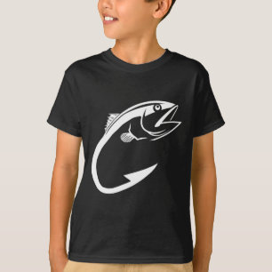 T-shirt Crochet de thon Pêcheur minimal Amoureux de la pêc