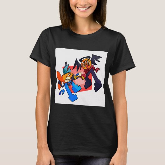 T-shirt Crochet et Ange (Devant)
