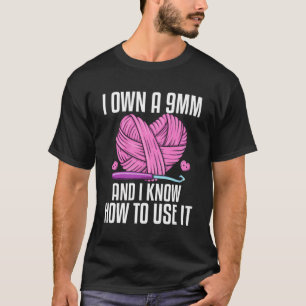 T-shirt Crochet Tricot Fil Lover 9Mm Je Sais Comment U