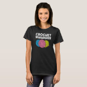 T-shirt Crochet Tricot Patchwork Couture Femmes Filles 3 (Devant entier)