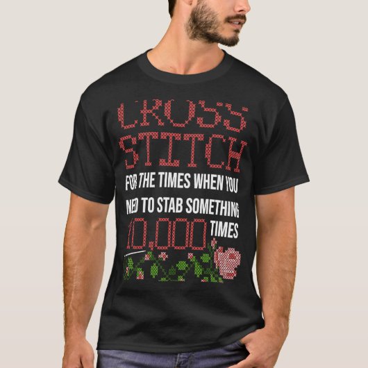 T-shirt Crocheter Stitcher Dire Crocheter Stitchers Croche (Devant)