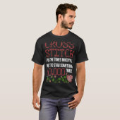 T-shirt Crocheter Stitcher Dire Crocheter Stitchers Croche (Devant entier)