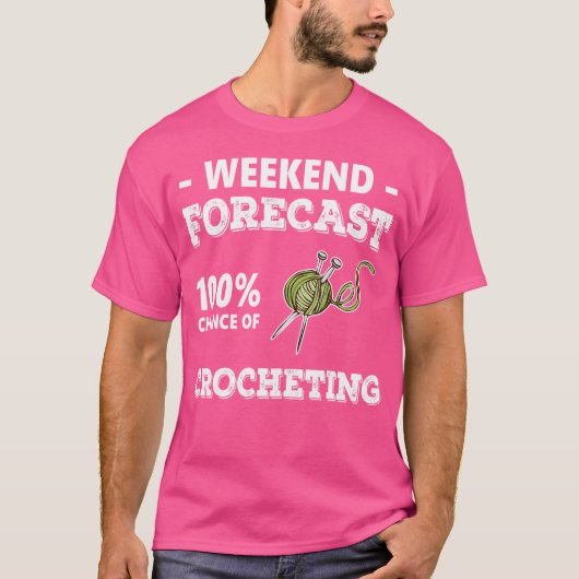 T-shirt Crocheting Lover Funny Crochet  Yarn Knitting Croc (Devant)
