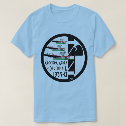 T-SHIRT CROCIERA AEREA (Design devant)