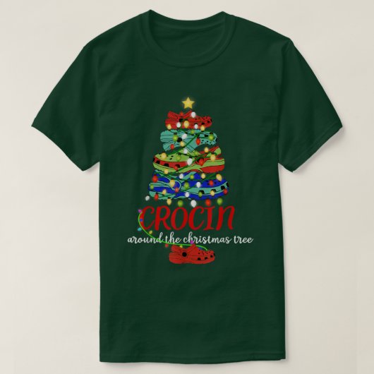 T-shirt Crocine autour de l'arbre de Noël 1999 (Design devant)