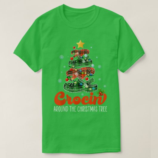 T-shirt Crocine autour de l'arbre de Noël 2007 (Design devant)