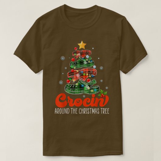 T-shirt Crocine autour de l'arbre de Noël 2007 (Design devant)
