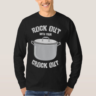 T-shirt crock pot text  pressure cooker  cooking fun