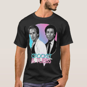 T-shirt Crockett et Tubbs Rétro Miami Vice Hommage aux ann