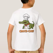 T-shirt Croco-Chef : Chef-d'oeuvre culinaire (Dos)