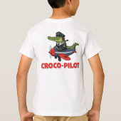 T-shirt Croco-Pilote Gravé (Dos)