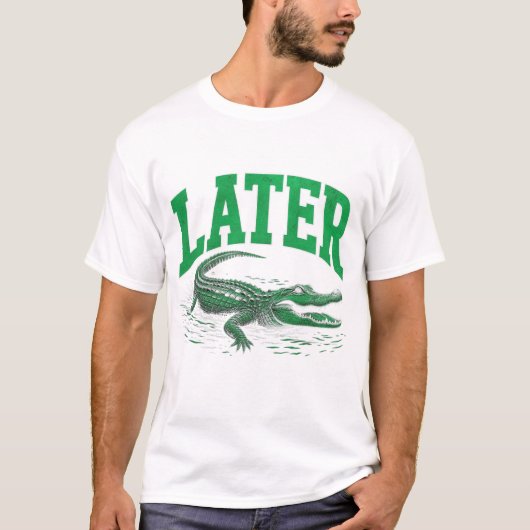 T-shirt crocodile (Devant)