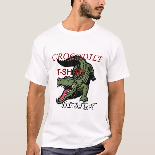 T-shirt crocodile (Devant)