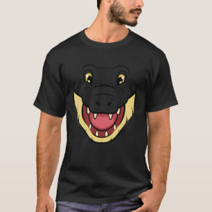 T-shirt Crocodile Alligator Face Reptiles Zoo Animal Herpe