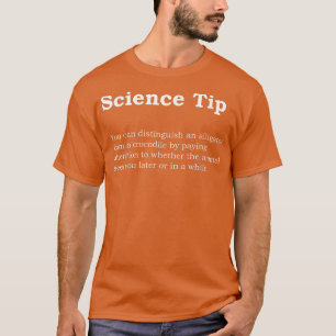 T-shirt Crocodile Alligator Funny Sciences naturelles 312