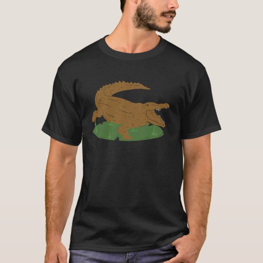 T-shirt crocodile alligator reptile animals  2 (Devant)