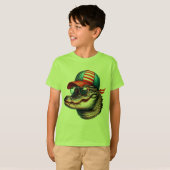 T-SHIRT CROCODILE AMÉRICAIN (Devant entier)