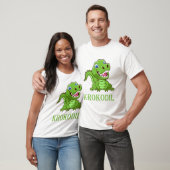 T-shirt crocodile blanc (Unisexe)