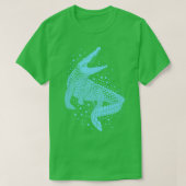 T-shirt Crocodile bleu (Design devant)