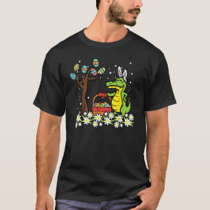 T-shirt Crocodile Bunny Egg Tree Alligator Boys