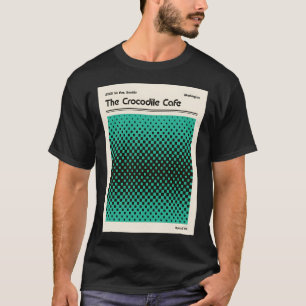 T-shirt Crocodile Café Art Rétro