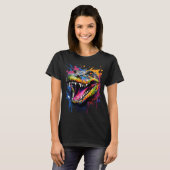 T-shirt Crocodile coloré (Devant entier)