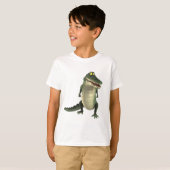 T-shirt Crocodile de Cartoon (Devant entier)